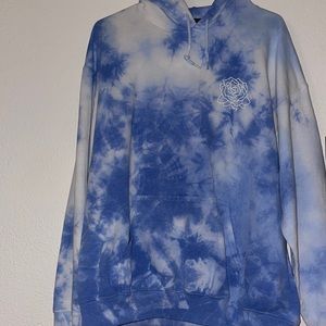 Zumiez Obey Blue Tie Die Hoodie